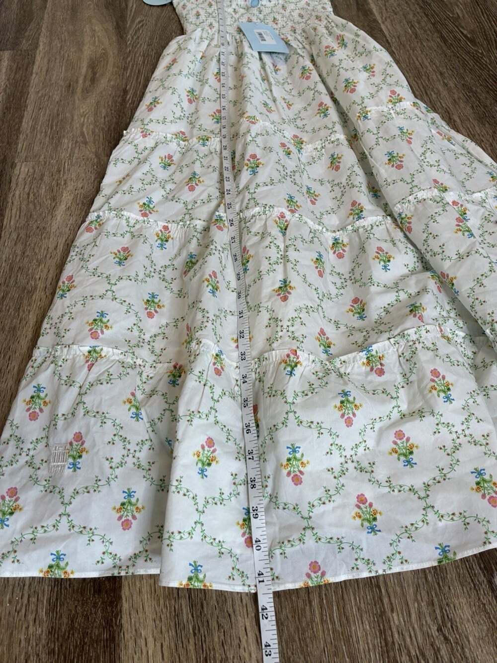 Hill House NWT The Ellie Nap Dress in Pastel Trellis Size Small - Picture 9 of 9
